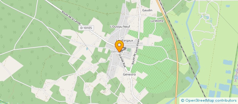 localisation de l'entreprise 898 083 993   VENSAC