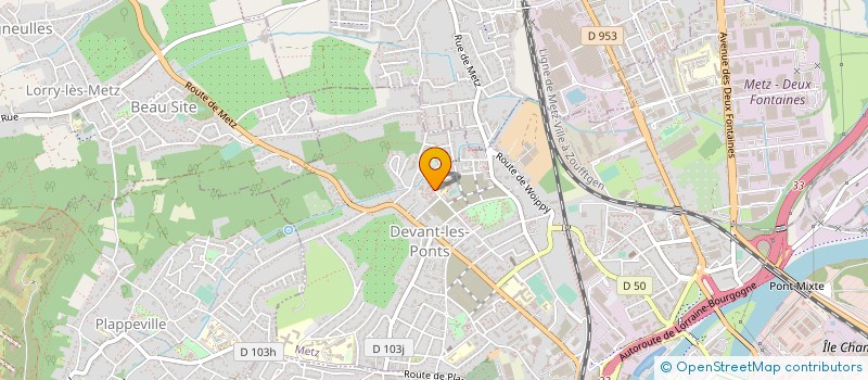 localisation de l'entreprise 898 125 315   METZ