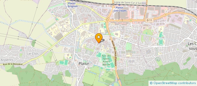 localisation de l'entreprise 898 159 066   LES CLAYES-SOUS-BOIS