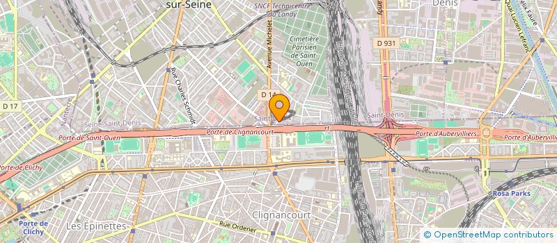localisation de l'entreprise 898 160 668 à SAINT-OUEN-SUR-SEINE