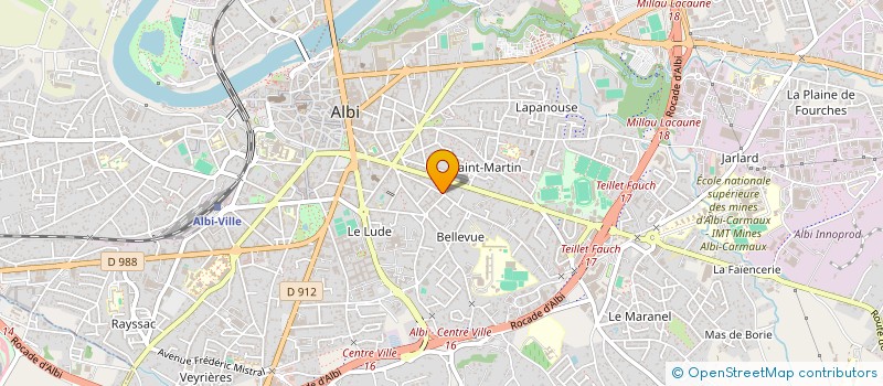 localisation de l'entreprise 898 166 905  à ALBI