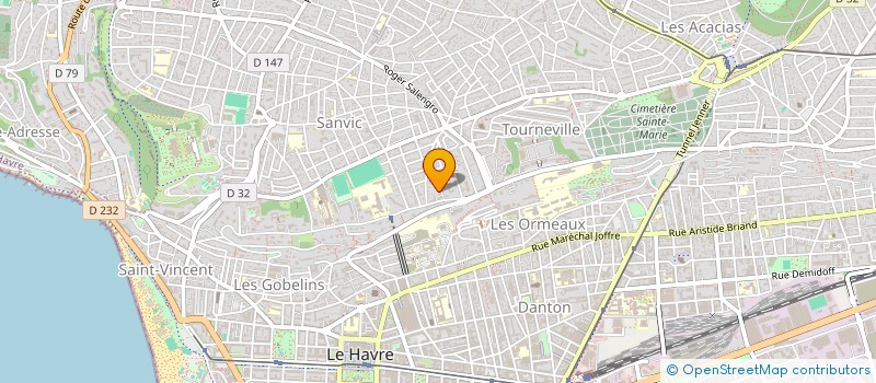 localisation de l'entreprise 898 184 254   LE HAVRE