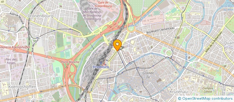 localisation de l'entreprise 898 233 739 à STRASBOURG
