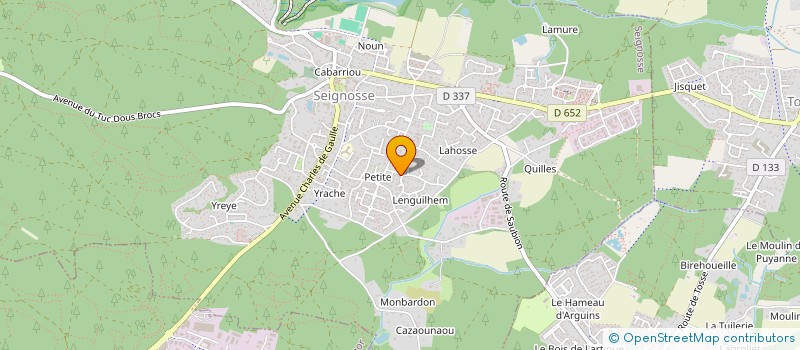 localisation de l'entreprise 898 261 110   SEIGNOSSE