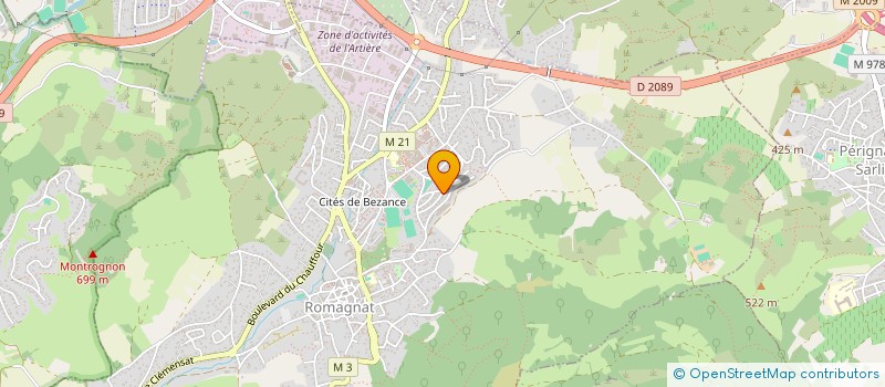 localisation de l'entreprise 898 275 151   ROMAGNAT