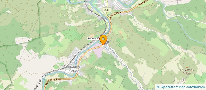 localisation de l'entreprise 898 296 439   CAMPAGNE-SUR-AUDE