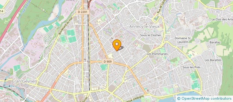 localisation de l'entreprise 898 297 239 à ANNECY