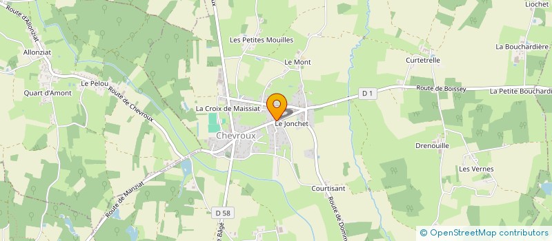 localisation de l'entreprise 898 302 443   CHEVROUX