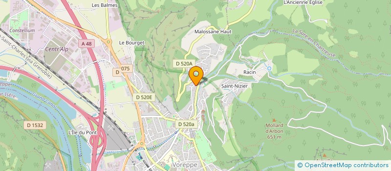 localisation de l'entreprise 898 325 501 à CEYZERIEU