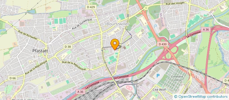 localisation de l'entreprise 898 352 695   MULHOUSE