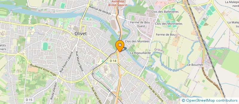 localisation de l'entreprise 898 358 692   OLIVET