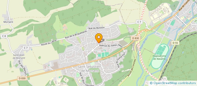 localisation de l'entreprise 898 396 148   SAINT-SEBASTIEN-DE-MORSENT