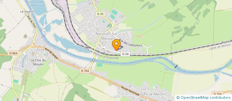 localisation de l'entreprise 898 398 193   NOUVION-SUR-MEUSE