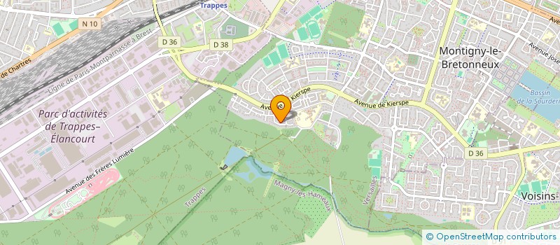 localisation de l'entreprise 898 404 181   MONTIGNY-LE-BRETONNEUX