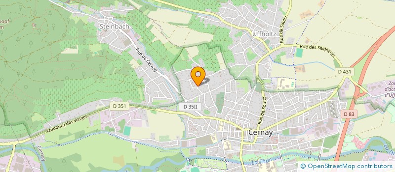 localisation de l'entreprise 898 408 968   CERNAY