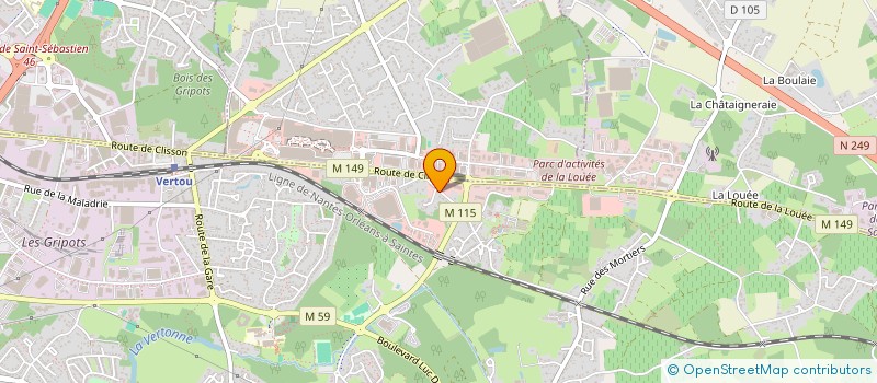 localisation de l'entreprise 898 424 809   VERTOU