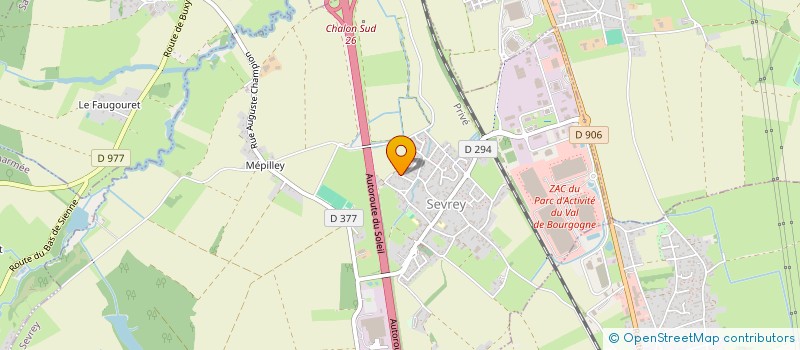 localisation de l'entreprise 898 447 313   SEVREY