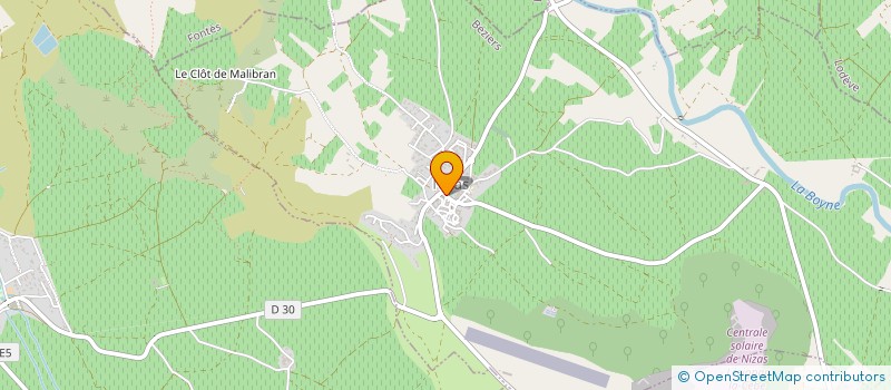 localisation de l'entreprise 898 481 981   NIZAS