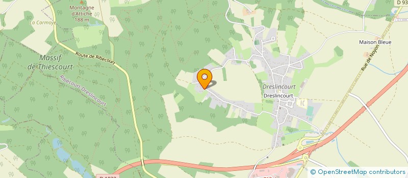 localisation de l'entreprise 898 509 229   RIBECOURT-DRESLINCOURT