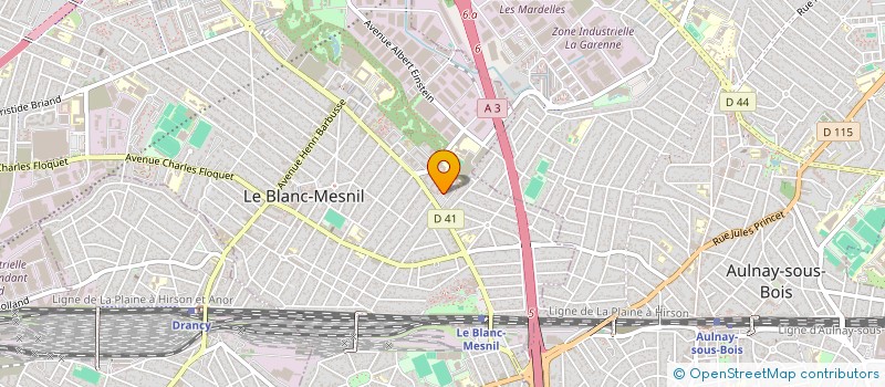 localisation de l'entreprise 898 510 201 à LE BLANC-MESNIL