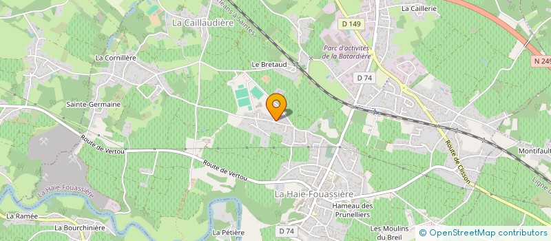 localisation de l'entreprise 898 520 556   LA HAIE-FOUASSIERE