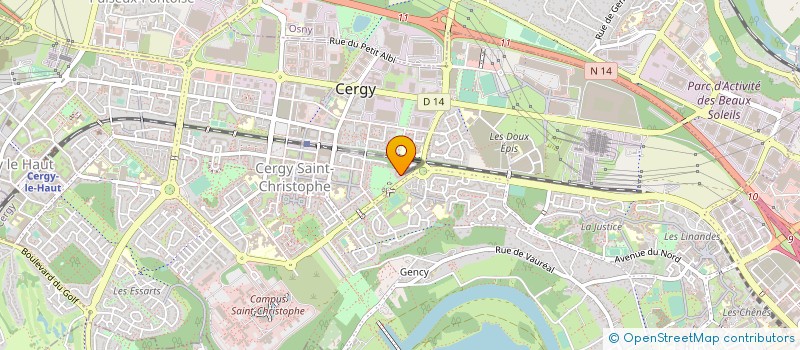 localisation de l'entreprise 898 533 161   CERGY