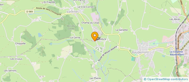 localisation de l'entreprise 898 551 940   VAREILLES