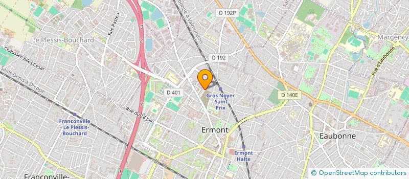 localisation de l'entreprise 898 553 524   ERMONT