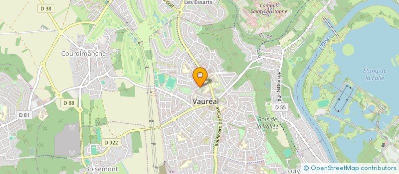 localisation de l'entreprise 898 569 462   VAUREAL