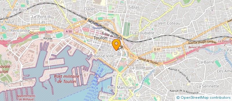 localisation de l'entreprise 898 570 494   TOULON