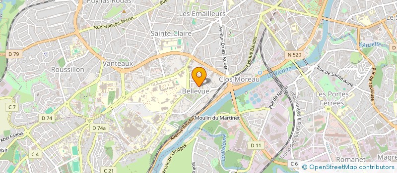 localisation de l'entreprise 898 596 911   LIMOGES