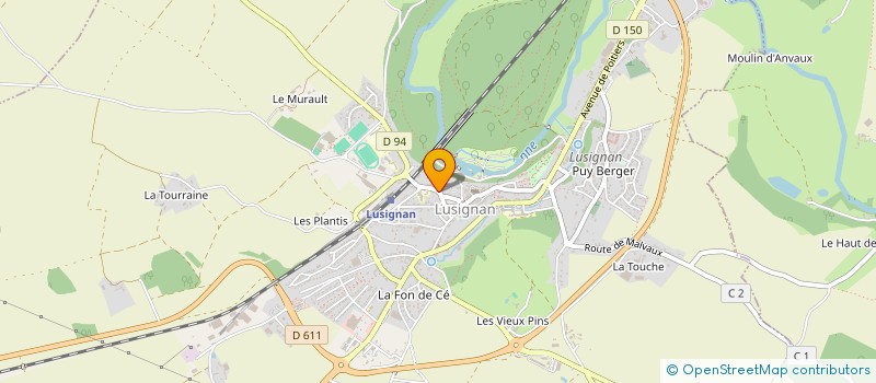 localisation de l'entreprise 898 605 035   LUSIGNAN