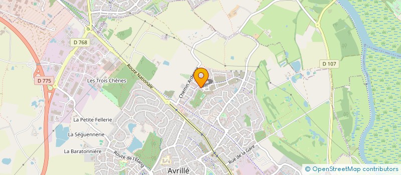 localisation de l'entreprise 898 610 233   AVRILLE