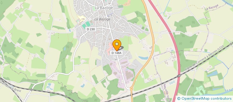 localisation de l'entreprise 898 610 407   LA BAZOGE