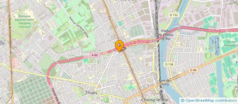 localisation de l'entreprise 898 626 775   THIAIS