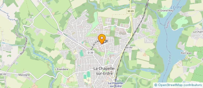 localisation de l'entreprise 898 634 852   LA CHAPELLE-SUR-ERDRE