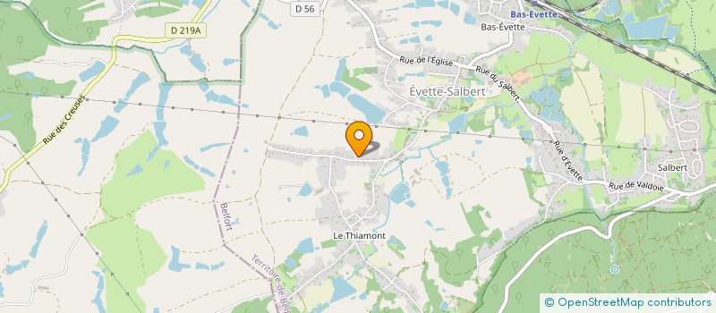 localisation de l'entreprise 898 646 369   EVETTE-SALBERT