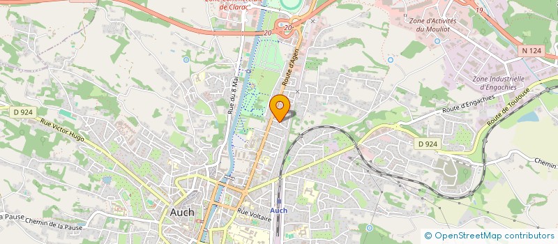 localisation de l'entreprise 898 677 869   AUCH