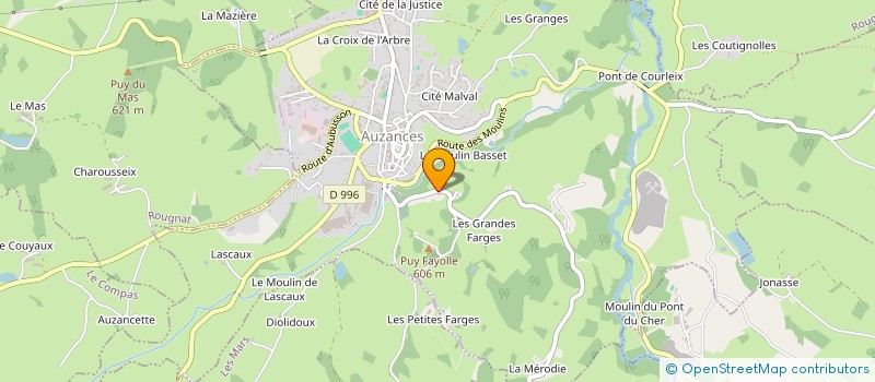 localisation de l'entreprise 898 701 115 à AUZANCES