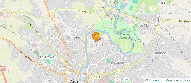 localisation de l'entreprise 898 702 527   CASTRES