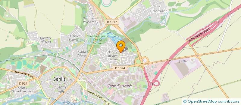 localisation de l'entreprise 898 725 791   SENLIS