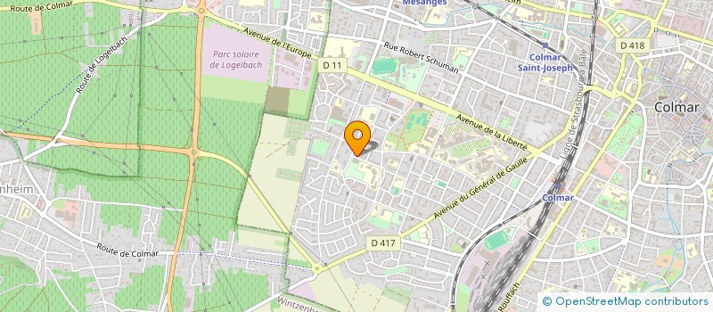 localisation de l'entreprise 898 741 749   COLMAR