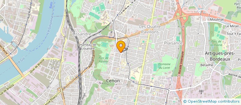 localisation de l'entreprise 898 771 084   CENON