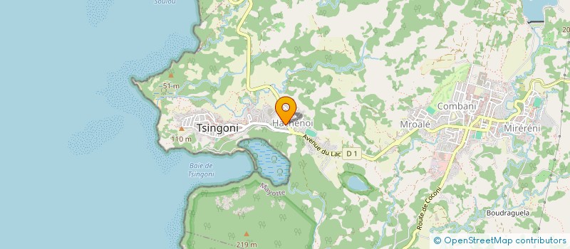 localisation de l'entreprise 898 780 424 à TSINGONI