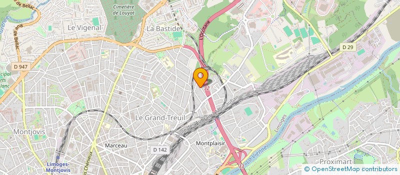 localisation de l'entreprise 898 820 972 à LIMOGES