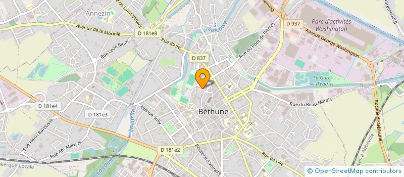 localisation de l'entreprise 898 824 172   BETHUNE