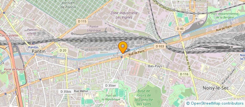 localisation de l'entreprise 898 825 815   BOBIGNY