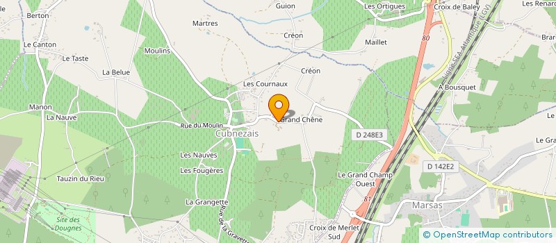 localisation de l'entreprise 898 875 786   CUBNEZAIS