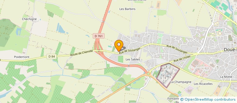 localisation de l'entreprise 898 885 710   DOUE-EN-ANJOU