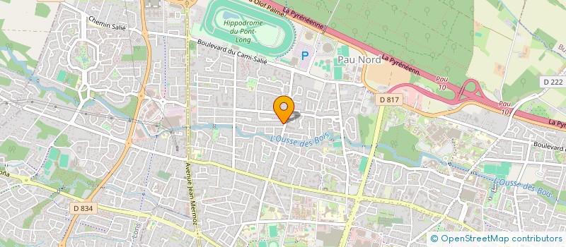 localisation de l'entreprise 898 909 205  à PAU